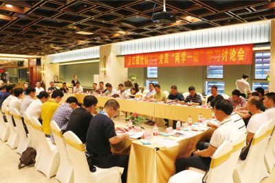 2016年9月5日晋江磁灶镇在宁党员“两学一做”学习讨论会